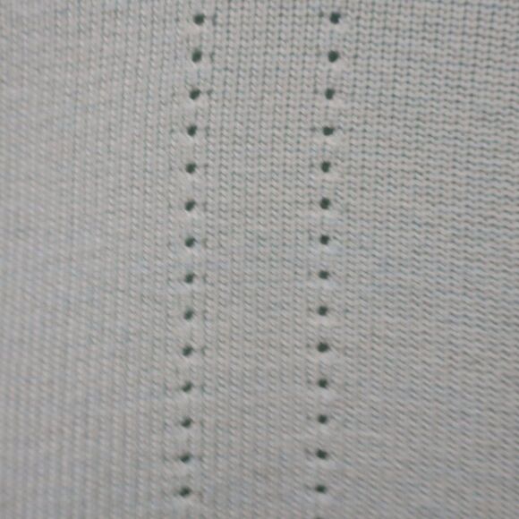 SUNDANCE BAYLEE KNIT SWEATER VEST sleeveless blue S vneck breezy coastal beach - Picture 6 of 8